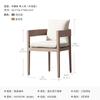 Combinación de Mesa y Silla de Ocio para Exterior Personalizada de Fábrica, Patio de Casa, Balcón Exterior, Jardín, Juego de Muebles de Mesa y Silla de Teca