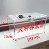 Caja de Almacenamiento Transparente de Acrílico para Iniciadores de Fuego Estuche para Guardar Encendedores Caja de Almacenamiento para Fuentes de Fuego Caja de Colección Organizador de Almacenamiento para Teléfono Móvil