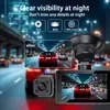 Grabadora de Conducción de Alta Definición 1080P con Cuatro Registros Nuevos Transfronterizos Conexión Wifi Visión Nocturna de Alta Definición Cámara de Salpicadero Gran Angular