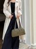 Estilo Nuevo Otoño e Invierno Cuero Nobuck Portátil Francés Boston Bowling Bag Gran Capacidad Retro Moda Bolso de Hombro Axila