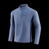 2025 Nova Camada de Base Térmica Masculina Gola Alta Manga Longa Zíper Outdoor Retentor de Calor Quente Top Masculino Primavera e Outono