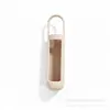 Estuche de silicona para perfume y brillo de labios transfronterizo con llavero, estuche de silicona portátil para labiales para uso en exteriores, accesorio para llaves, estuche para botella de perfume
