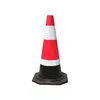 Cone de trânsito de borracha para vias, cone de aviso para instalações de tráfego, barril de aviso refletivo 90, barreira de aviso de isolamento 70cm, barril de sorvete para isolamento, atacado