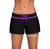 Shorts de Yoga de Verano Estilo Europeo y Americano, Bañador Conservador para Mujer con Cordón, Talla Grande, Shorts de Natación Frescos y Delgados