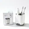 Estante de almacenamiento para encimera de tocador de baño transfronterizo para peines, cepillos de dientes y limpiador facial, caja organizadora de escritorio
