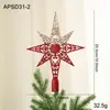 Adornos Colgantes de Copo de Nieve con Polvo Brillante de Nuevo Estilo Transfronterizos, Accesorios de Decoración para Árbol de Navidad de Plástico con Brillo de Forma Irregular