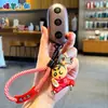 Chaveiro Autêntico Kung Fu Shin-chan Boneca Pingente Fofo Casal Carro Bolsa Chaveiro Boneca Ornamento