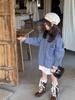 Ropa Infantil Weimu Conjunto de Otoño para Niñas 2026 Nuevo Elegante Camisa Casual y Conjunto de Pantalones Florales para Bebés Niñas