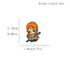Broche Clásico de Anime Japonés One Piece Lindo Dibujo Animado Luffy Chopper Nami Insignia Transfronteriza Pin de Moda