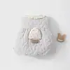 Chaleco para Bebé 120g Chaleco Acolchado de Algodón Protector de Vientre para Otoño e Invierno, Top Cálido de Forro Polar para Bebés y Niños
