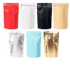 Saco Auto-Portante Saco de Café Sacola Colorida para Embalagem de Alimentos Saco Personalizado com Zíper Saco de Folha de Alumínio Saco com Zíper para Grãos de Café Chá Saco Auto-Portante