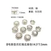 Tachuelas Redondas de Latón con Garras, Tachuelas de Flor de Crisantemo Calabaza con Garras, Accesorios de Ferretería para Artículos de Cuero, Zapatos, Bolsos, Decoración de Ropa, Cuentas de Garras con Forma Especial