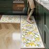 Alfombrilla de Cocina Retro Americana, Diatomeas Antideslizantes y a Prueba de Aceite, Absorbente de Agua y Aceite, Recortable, Felpudo de Lujo Accesible-B