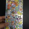 Calcomanías de burbujas decorativas para teléfono móvil de animales lindos de dibujos animados para niños al por mayor 3d 3d Calcomanías de esponja calcomanías epoxi