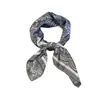 Pañuelo Cuadrado Pequeño Retro de 70, Pañuelo para la Cabeza, Pañuelo de Seda para Mujer, Estilo Primavera y Otoño, Pañuelo Decorativo, Pañuelo de Moda, Pañuelo de Seda de Alta Gama