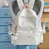 Mochila Escolar de Alta Qualidade Transfronteiriça com Estampa de Estrelas para Meninas, Mochila de Estudante com Grande Capacidade, Leve e Versátil