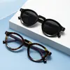 Nuevas Gafas de Sol Redondas de Marco Pequeño Tachonadas de Moda Europea y Americana, Unisex, Protección UV, Estilo de Gama Alta, Fotografía Callejera, Versátiles