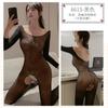 Mikex Ropa Interior Sexy Cama Sexy Caliente de un Hombro Malla Transparente Medias Bodysuit para Mujer 6615