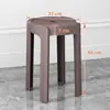 Taburete de Plástico Hogareño Resistente Duradero Apilable Restaurante Asiento Extra Súper Grueso Taburete Molino de Viento Moderno Minimalista Aula