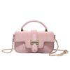 Bolsos Pequeños Populares para Mujeres de Este Año 2025 Verano Nuevo Estilo Bolso Cuadrado Pequeño Simple y Elegante Bolso Bandolera de Hombro Único Versátil y a la Moda