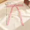 Decoración de cinta para envolver cajas de regalo multicolor, 1 cm de ancho y 52 cm de largo, cinta de una sola pieza formando un lazo de terciopelo de una sola sección