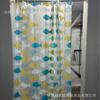 Cortina de ducha de baño PEVA nueva transfronteriza personalizable impermeable a prueba de moho fabricantes de cortinas divisorias de baño al por mayor
