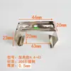 Lámpara a prueba de explosiones de montaje en techo de un solo tubo, accesorio de tarjeta D, resorte de clip a presión de tarjeta Sanxiong, doble tubo, acero inoxidable, tarjeta integrada
