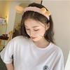 Diadema de Lana de Cordero con Astas Divertidas para Mujer, Estilo Coreano Súper Lindo, Dulce Ropa Exterior, Accesorios para el Cabello, Pinza para el Cabello de Niña Linda, Tocado