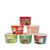Cubo Desechable para Sopa, Cubo para Gachas, Fideos Instantáneos, Fideos Picantes y Ácidos, Papel Kraft, Fideos Fríos a la Parrilla, Vaso de Papel de Aluminio Dorado, Vaso de Papel con Polvo Mixto de Nanchang, Personalizado