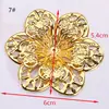 Materiales DIY Hecho a Mano Metal Corona de Fénix Hanfu Tocado de Disfraz Antiguo Accesorios para el Cabello de Estilo Antiguo Pieza de Flor Hueca Accesorios