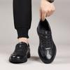 Zapatos Casuales de Cuero para Hombre Estilo Nuevo Hechos de Piel de Vaca de Primera Capa, Zapatos Transpirables de Piel Genuina para Hombre, Zapatos de Suela Blanda para Hombre, Zapatos para Padres de Mediana Edad