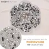 Atacado Joias Nail Art Laço Aurora Urso Borboleta Strass Pérola Conjunto Misto Caixa Decoração de Unhas Acessórios Diamante