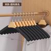 Perchero de Madera Maciza con Esponja para Ropa, Perchero Antideslizante para el Hogar, Soporte de Ropa Sin Costuras Anti-Hombro, Perchero para Colgar Bolsos y Ropa, Venta al por Mayor