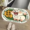 Alfombrilla Absorbente para Piso de Baño, Alfombrilla de Tierra de Diatomeas para Entrada de Baño, Felpudo Antideslizante, Alfombra Pequeña para Baño, Alfombrilla para Escritorio