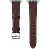 Adecuado para Correa de Apple Watch iWatch para Hombres y Mujeres de Cuero Genuino Microfibra Correa Plana Hermes Fabricante Transfronterizo Directo