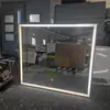 Lámpara LED espejo espejo de baño para colgar en la pared con lámpara espejo de maquillaje espejo de baño marco de aleación de aluminio espejo de baño espejo inteligente