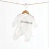 Ropa de bebé primavera-verano, mameluco delgado de manga larga, algodón clase A para recién nacidos, 0-3 meses, para aire acondicionado, mameluco de bebé unisex