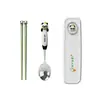Conjunto Portátil de Talheres com Hashis e Colher, Três Peças de Hashis de Madeira em Aço Inoxidável com Caixa de Armazenamento para Levar em Viagens