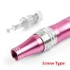 Instrumento Eléctrico de Microcristales con Tapa de Rosca Color Rosa para Belleza, con Polvo Liofilizado Penetrando en Nano Mts para Penetración y Introducción Mejoradas, Dispositivo de Reparación y Rejuvenecimiento de la Piel