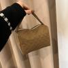 Nova Bolsa Xadrez para Mulheres, Bolsa de Mão Estilo Coreano para Passeio, Bolsa de Maquiagem de Grande Capacidade, Bolsa de Armazenamento de Cosméticos de Viagem para Mulheres