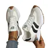 Tenis de Plataforma Casual con Tiras Cruzadas Talla Grande, Zapatos de Exportación de Suela Gruesa para Primavera, Estilo Cintura Delgada 2026, Temu