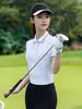 Ropa de Golf Pgm para Mujer 2026 Primavera/Verano Camiseta Polo de Manga Corta para Mujer Ropa Deportiva