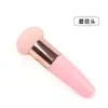 Pincel de Maquiagem com Cabo Longo para Pó Blush Pó Solto Não Absorve Maquiagem Sem Látex Uso Duplo Chanfrado