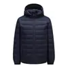 Otoño/Invierno 2026 Nuevo Estilo Unisex Ligero Desmontable con Capucha Plumas Ropa de Pareja Multicolores Casual Versátil Chaqueta