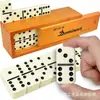 Caixa de Armazenamento de Dominó de Madeira Maciça Presente de Ano Novo Caixa de Presente para Jogo de Tabuleiro Tampa Deslizante Caixa de Embalagem para Mahjong