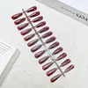 Tiras para Unhas de Manicure Olho de Gato com 24 Peças, Venda Direta de Fábrica de Diversas Unhas Prontas, Unhas Postiças Usáveis Atacado Personalização