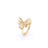 Pulsera de oro genuino con lazo de circonita europea y americana, 3 piezas, colgante, pendientes, accesorios de joyería de perlas