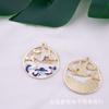 Accesorios de joyería de estilo antiguo colgante para ropa hanfu aretes llavero material de producción diy serie de estilo chino