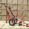 Nuevo Desmalezador de Empuje Manual Multifuncional Versión Pequeña Mejorada Cortacésped Desbrozadora Bastidor Accesorios de Trabajo para Cortacésped