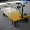 Camión de plataforma plana eléctrico invertido personalizado de burro de cuatro ruedas, camión de remolque, granja de cría, multiestilo, manejo, camión de plataforma plana de alta carga